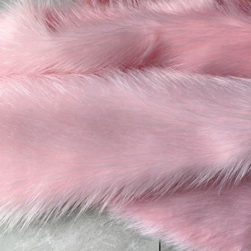 1.9cm pink plush overview