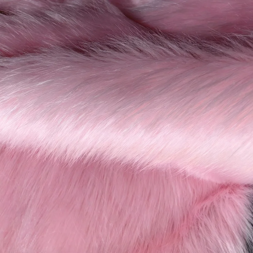 1.9cm pink plush detail