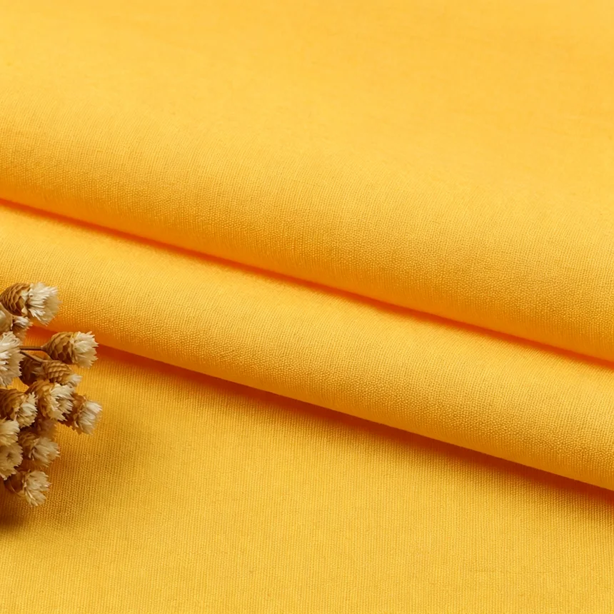 cotton fabric yellow